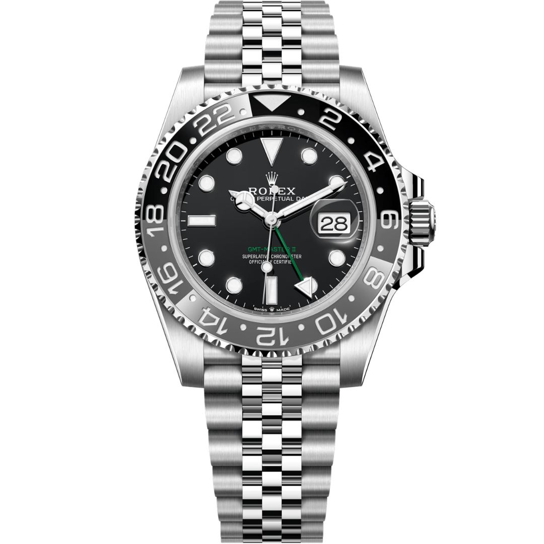 rolex-gmt-master-ii-126710grnr-0003 Rolex GMT-Master II Bruce Wayne Jubilee 126710GRNR - Image 1