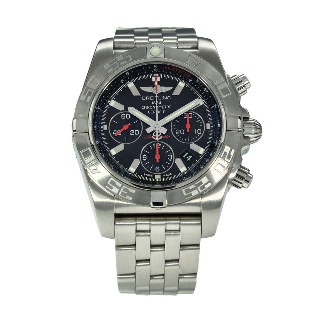 breitling-chronomat-ab0111-black-dial-limited-edition-1472-2000-2012-p22930-109878_image Breitling Chronomat AB0111- Black Dial - Limited Edition 1472/2000 - 2012 - Image 1