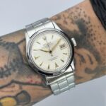 34mm • 1954 Vintage Rolex OysterDate ‘Honeycomb’ ref.6518 cal.1030