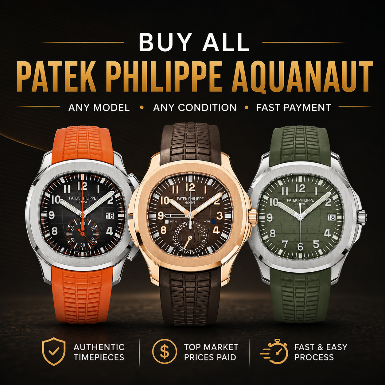 buy-all-patek-philippe-aquanaut Buying All Patek Philippe Aquanaut | High Offer | Instant Payment - Image 1