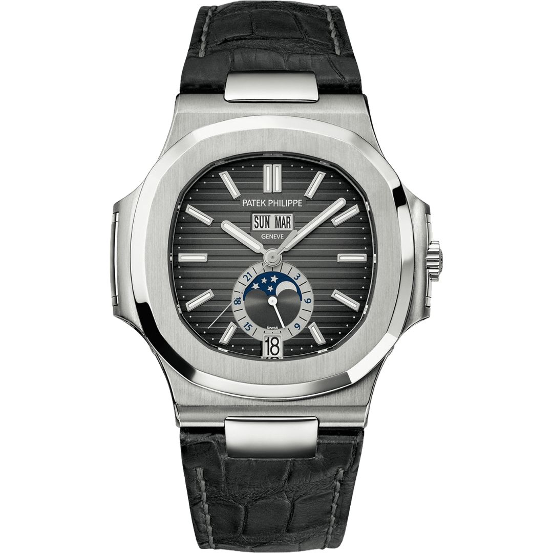 5726a-001_1 Patek Philippe Nautilus 5726A-001 Stainless Steel Black Dial - Image 1